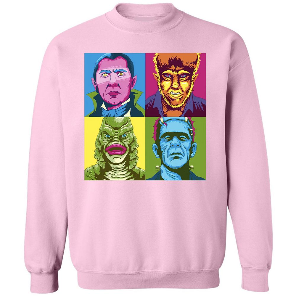 Classic Unisex Sweatshirt - K7KH9NB8 - Light Pink - 3