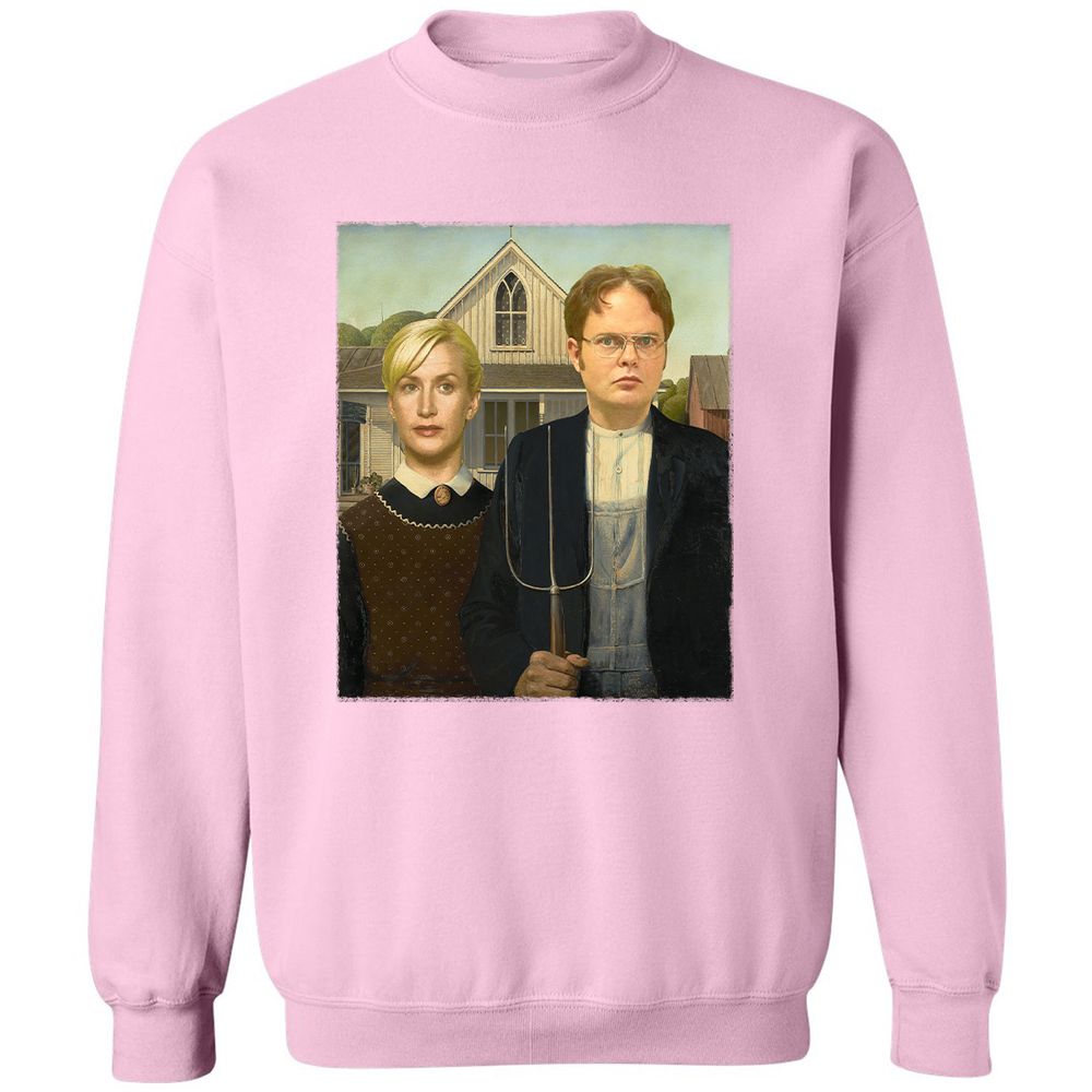 Classic Unisex Sweatshirt - Q8GE44KH - Light Pink - 3