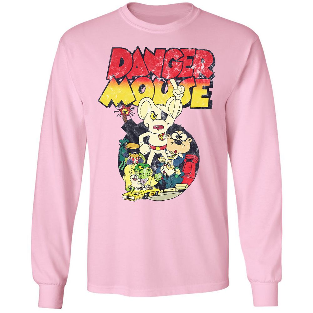 Long Sleeve T-Shirt - KDSH1GDK - Light Pink - 3