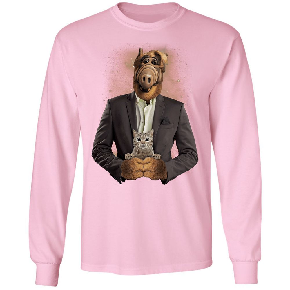Long Sleeve T-Shirt - XUT5TWE8 - Light Pink - 3