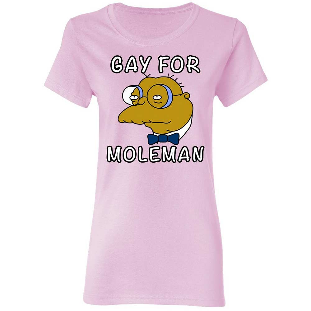 Gay for Moleman - Light Pink - 3