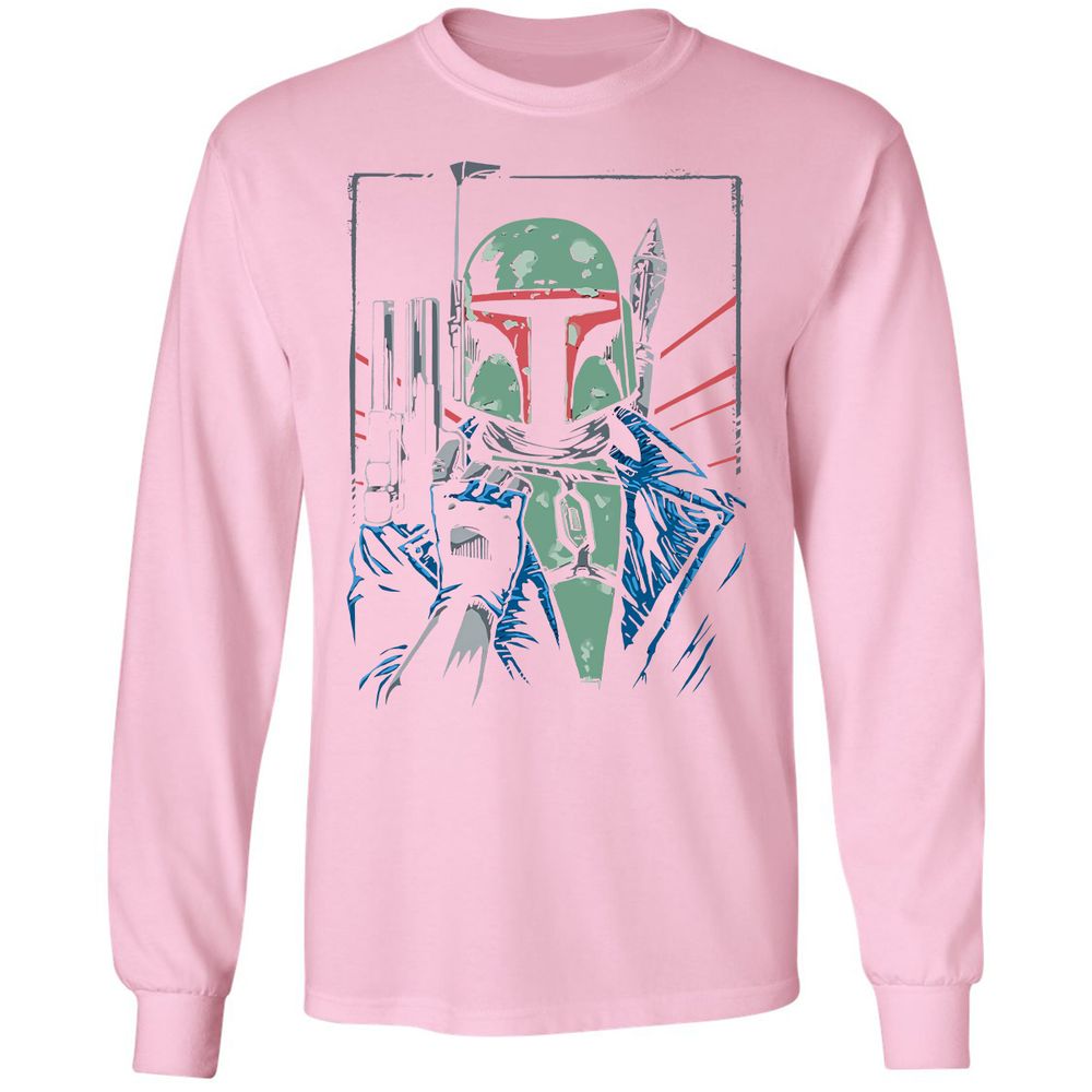 Long Sleeve T-Shirt - GLX7M4C4 - Light Pink - 3