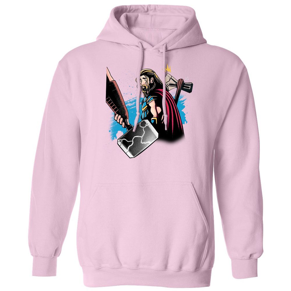 Classic Unisex Hoodie - Q1Z352VH - Light Pink - 3