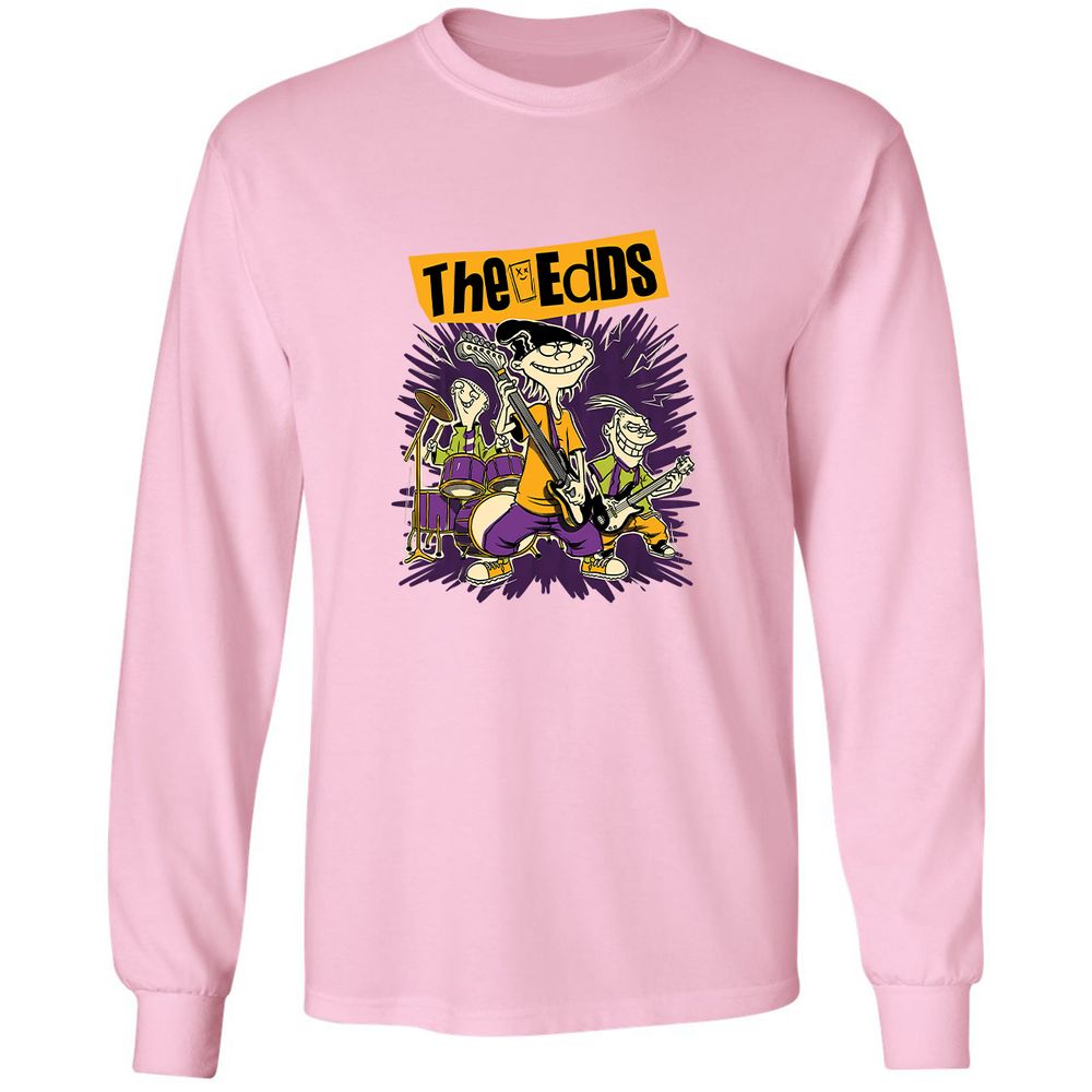 Long Sleeve T-Shirt - D84833YX - Light Pink - 3