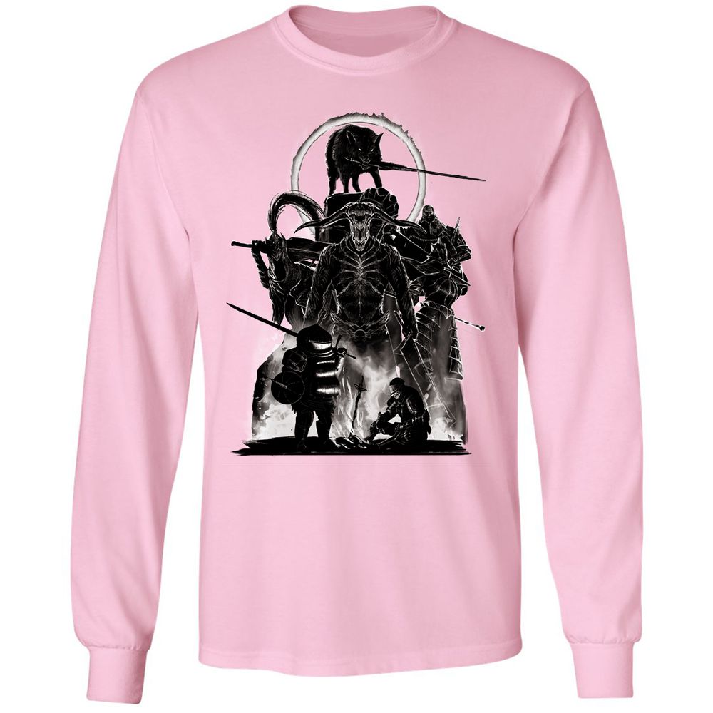 Long Sleeve T-Shirt - NZG5HDCG - Light Pink - 3