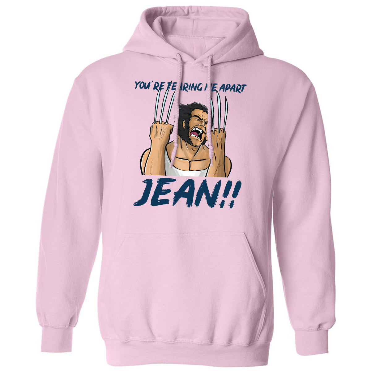 Classic Unisex Hoodie - ECEJ5DGS - Light Pink - 3