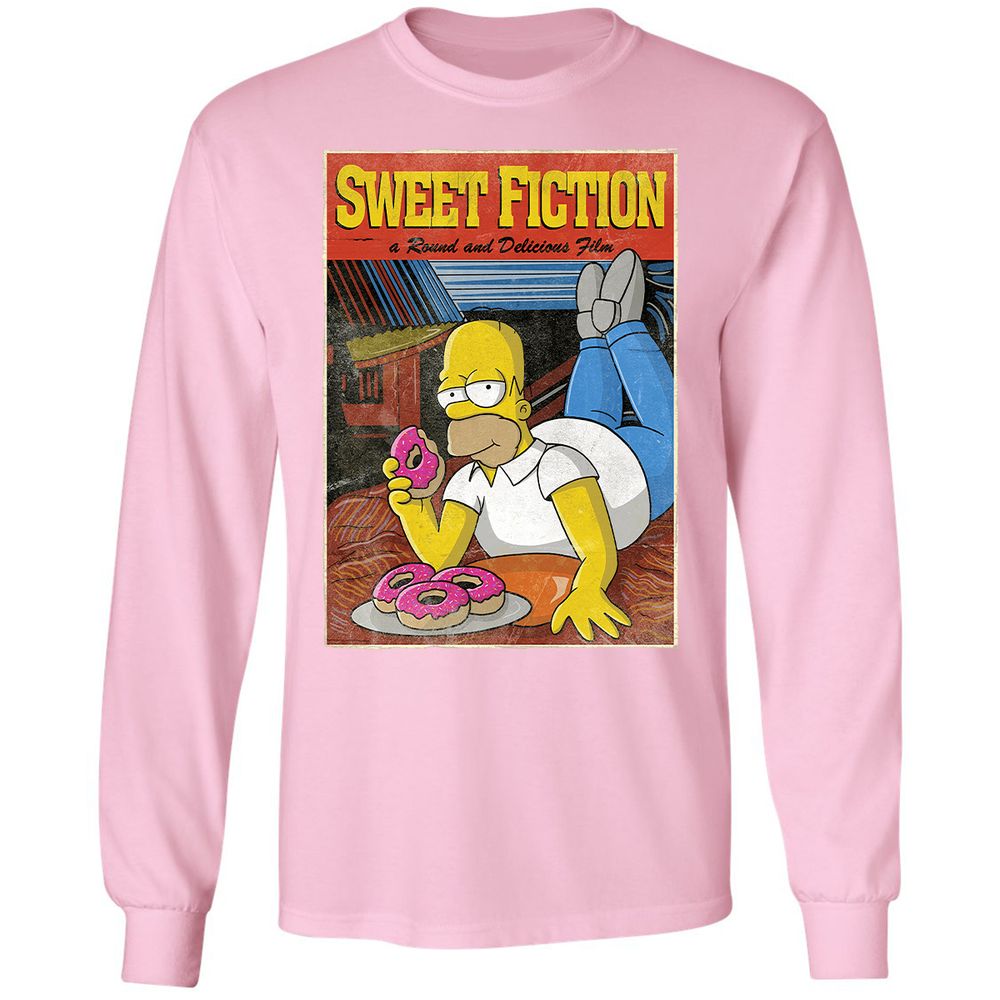 Long Sleeve T-Shirt - WHHYFUBH - Light Pink - 3