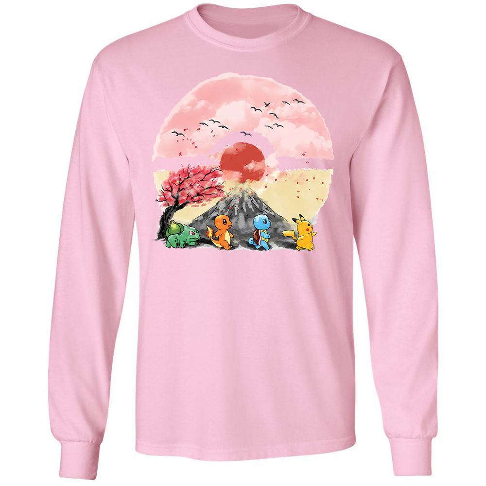 Long Sleeve T-Shirt - 2KAD3BEV - Light Pink - 3