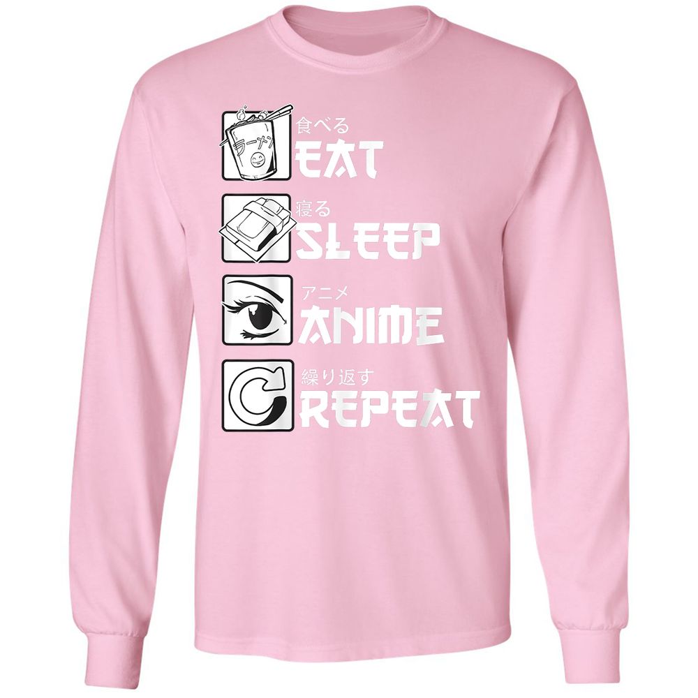 Long Sleeve T-Shirt - XR2PAX9W - Light Pink - 3
