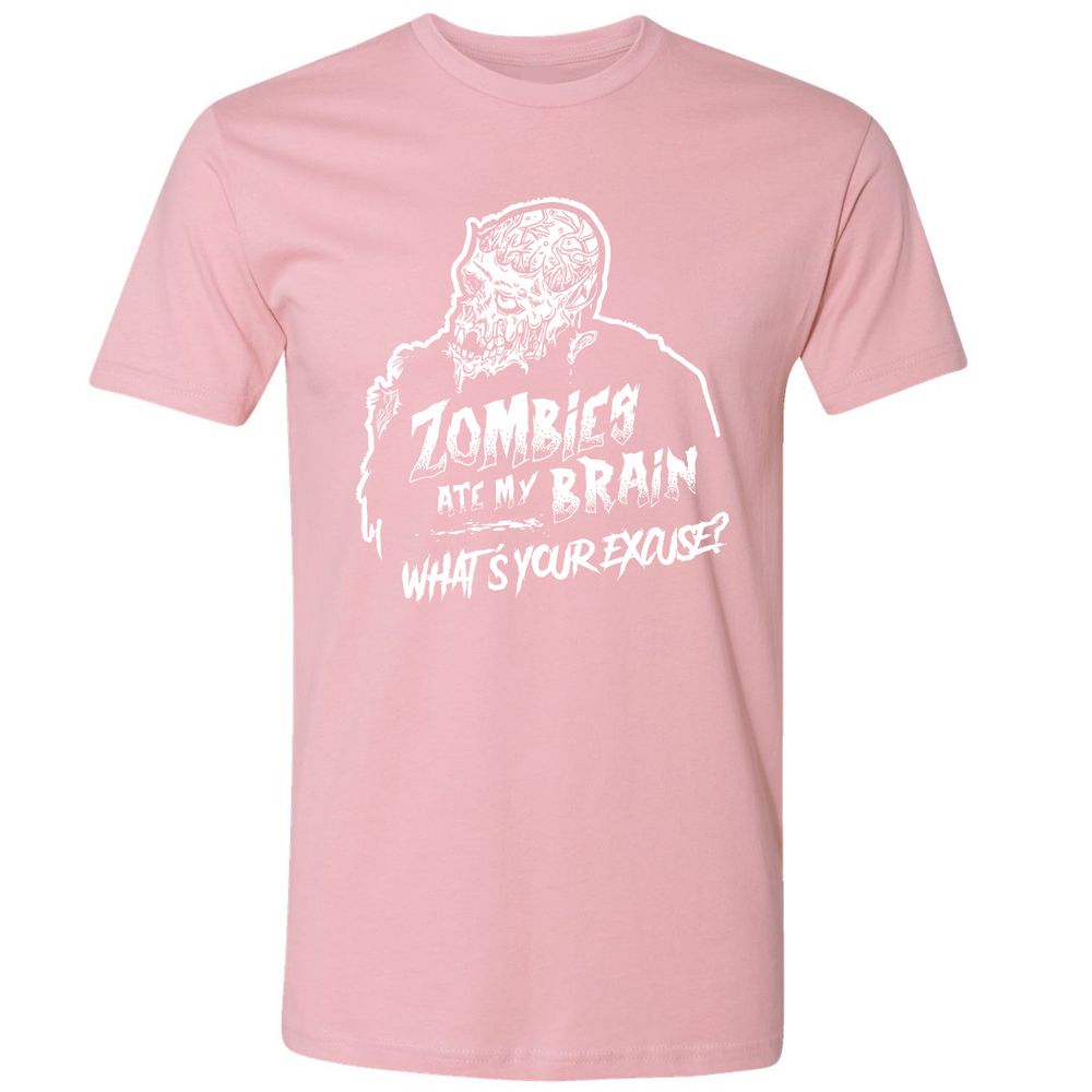 Zombies Ate My Brain - Light Pink - 3