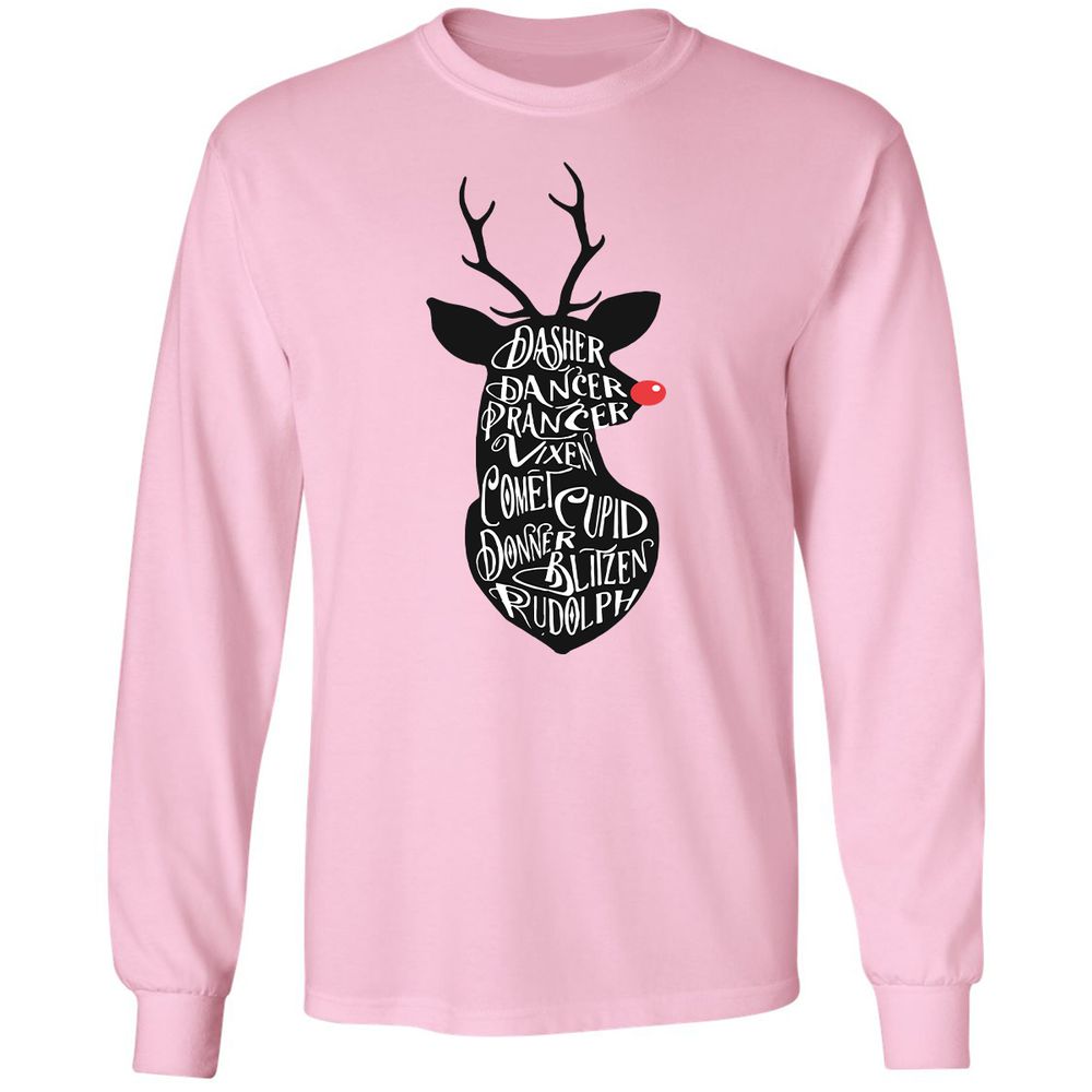 Long Sleeve T-Shirt - 48WQH1PK - Light Pink - 3