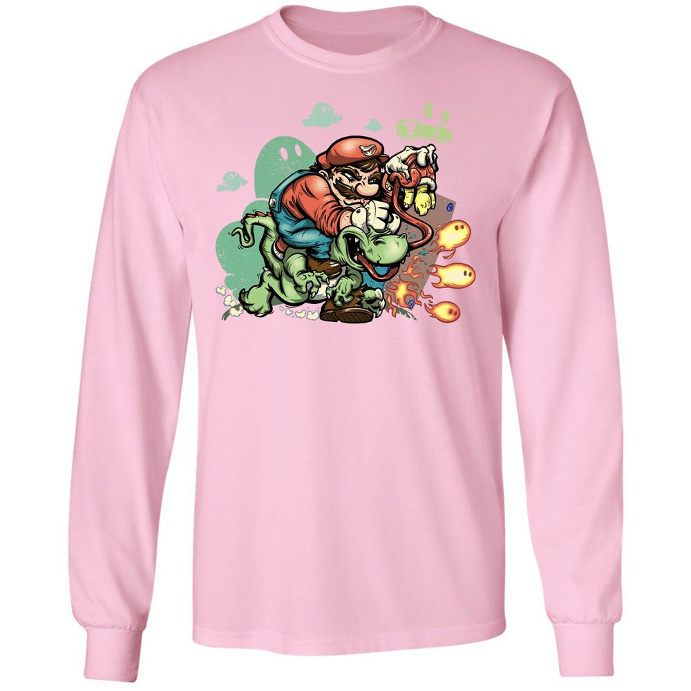 Long Sleeve T-Shirt - NMCTZXHH - Light Pink - 3