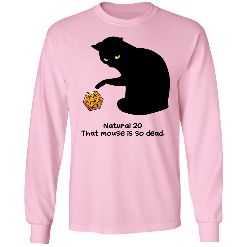 Long Sleeve T-Shirt - CWJ9T3WZ - Light Pink - 3