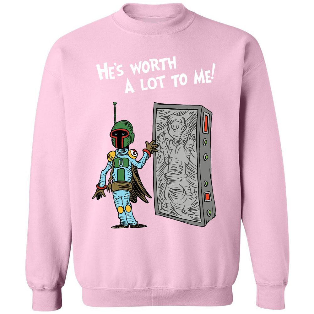 Classic Unisex Sweatshirt - VPWXZNZQ - Light Pink - 3