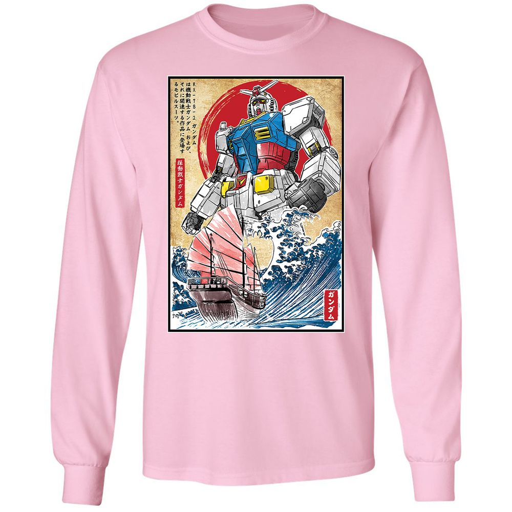 Long Sleeve T-Shirt - X5GTW9VY - Light Pink - 3