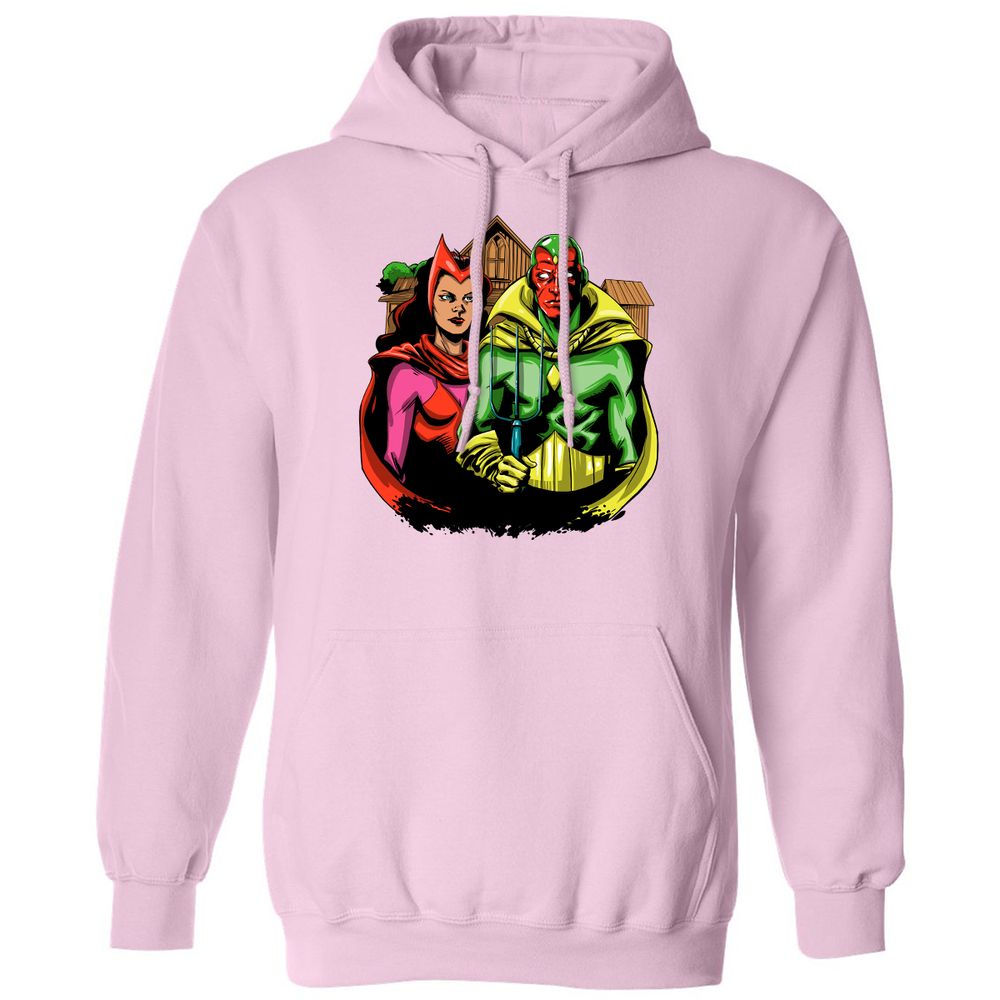 Classic Unisex Hoodie - VT2KH5E3 - Light Pink - 3