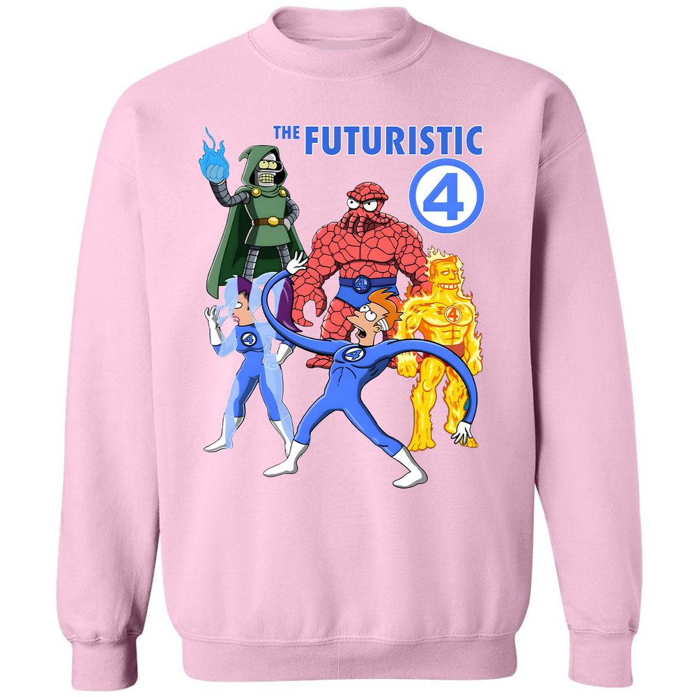Classic Unisex Sweatshirt - 1XR3WBMX - Light Pink - 3