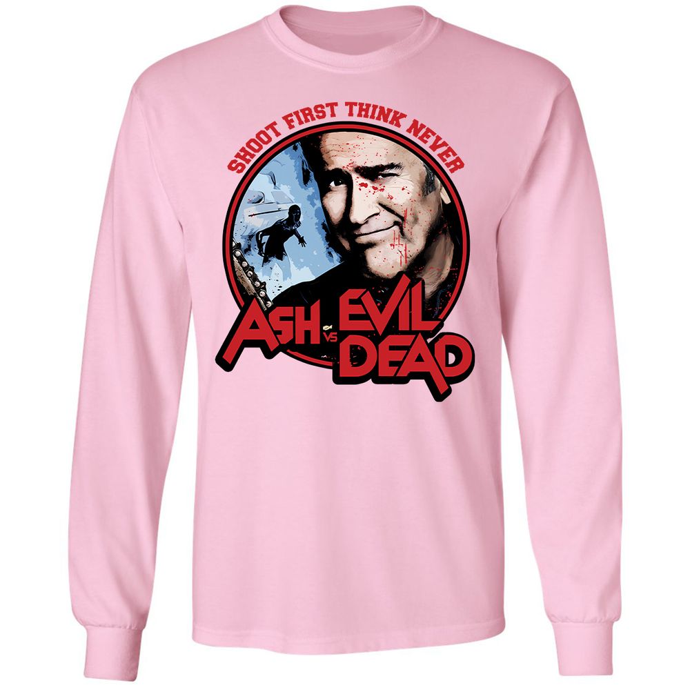 Long Sleeve T-Shirt - LFHJND7F - Light Pink - 3