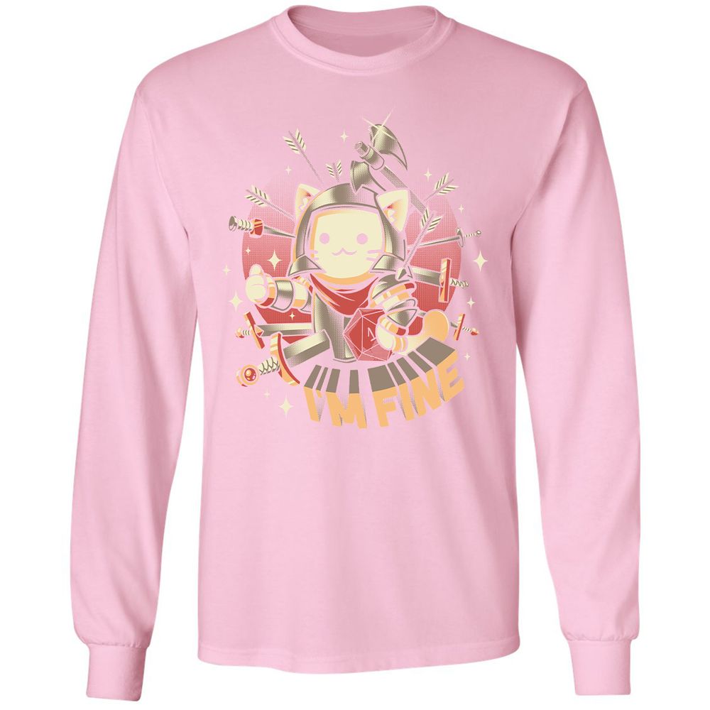 Long Sleeve T-Shirt - 9DHT8T47 - Light Pink - 3