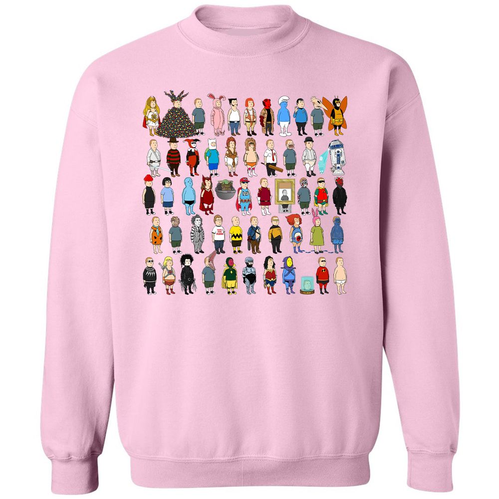 Classic Unisex Sweatshirt - 8BK3YPRD - Light Pink - 3