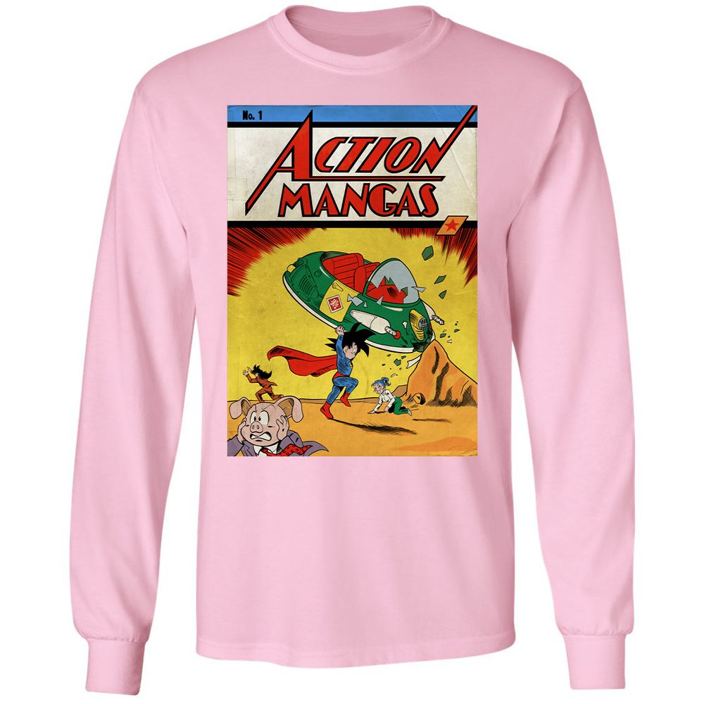 Long Sleeve T-Shirt - 6WM9RLBL - Light Pink - 3