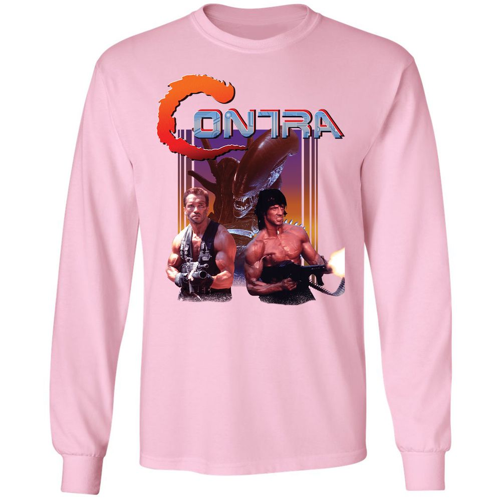 Long Sleeve T-Shirt - 3RPS9ASS - Light Pink - 3