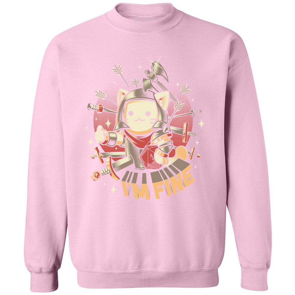 Classic Unisex Sweatshirt - SWTD5FPE - Light Pink - 3