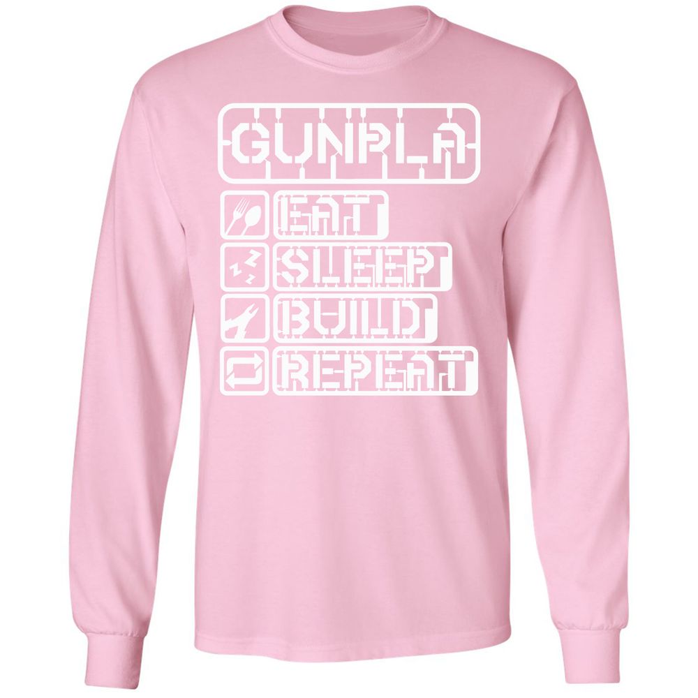 Long Sleeve T-Shirt - SDGME8T4 - Light Pink - 3