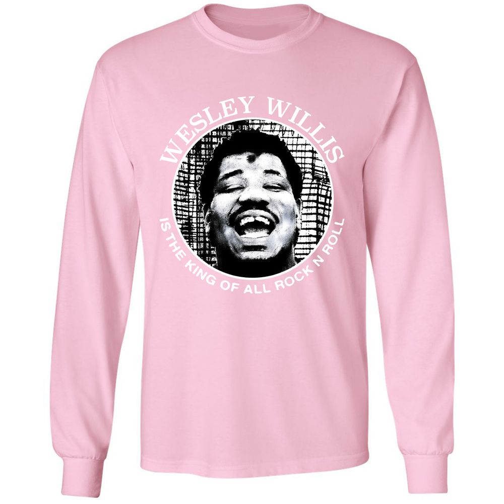 Wesley Willis is the king - Light Pink - 3