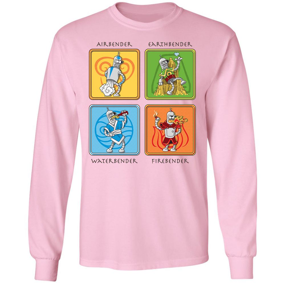 Long Sleeve T-Shirt - FZ45M7TB - Light Pink - 3