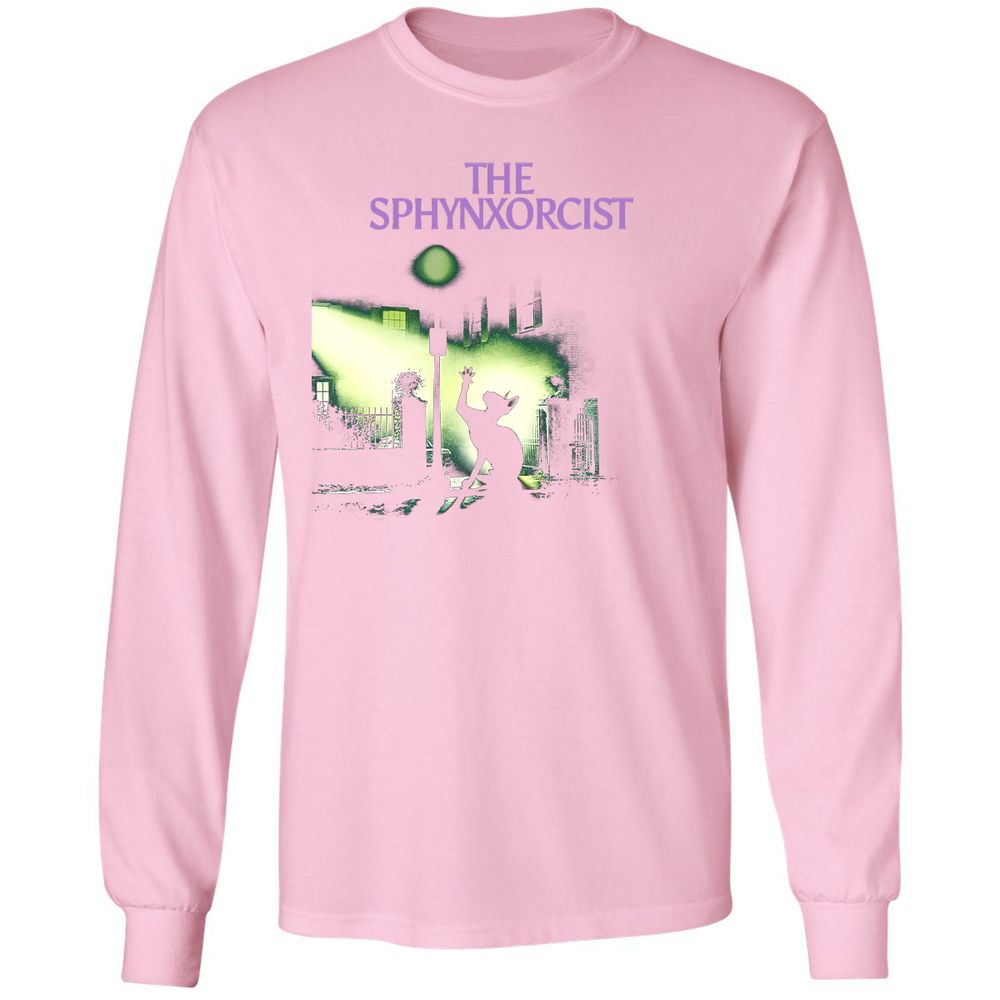 Long Sleeve T-Shirt - QC7KFZ8Y - Light Pink - 3