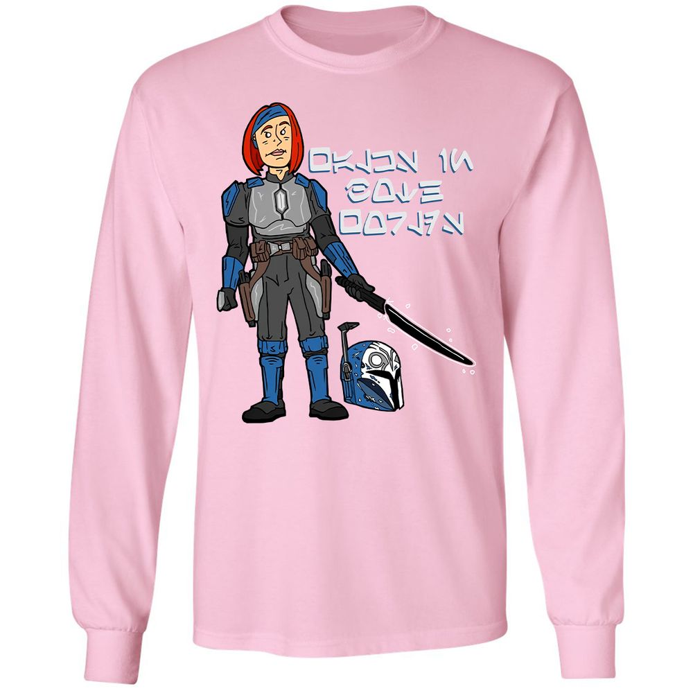 Long Sleeve T-Shirt - U84DLLX3 - Light Pink - 3