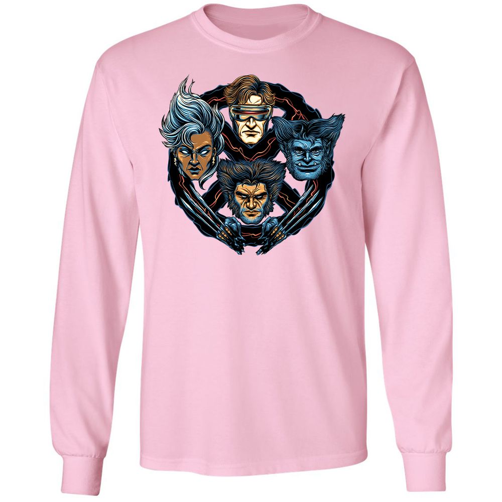 Long Sleeve T-Shirt - F3CBHWG2 - Light Pink - 3