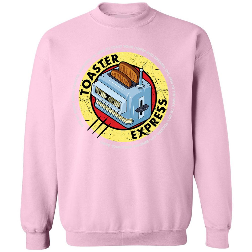 Classic Unisex Sweatshirt - 9PJNQNYC - Light Pink - 3
