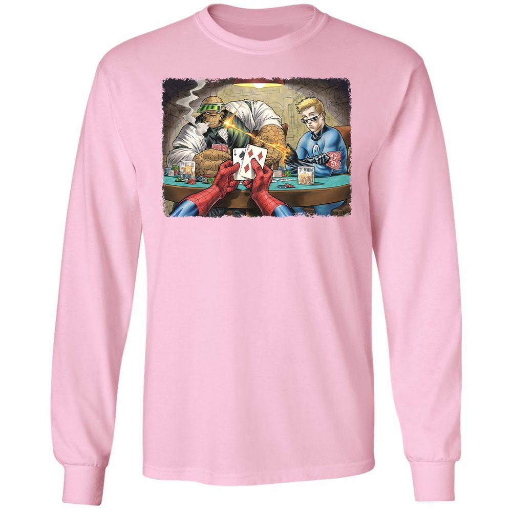 Long Sleeve T-Shirt - ZAZUC7XG - Light Pink - 3
