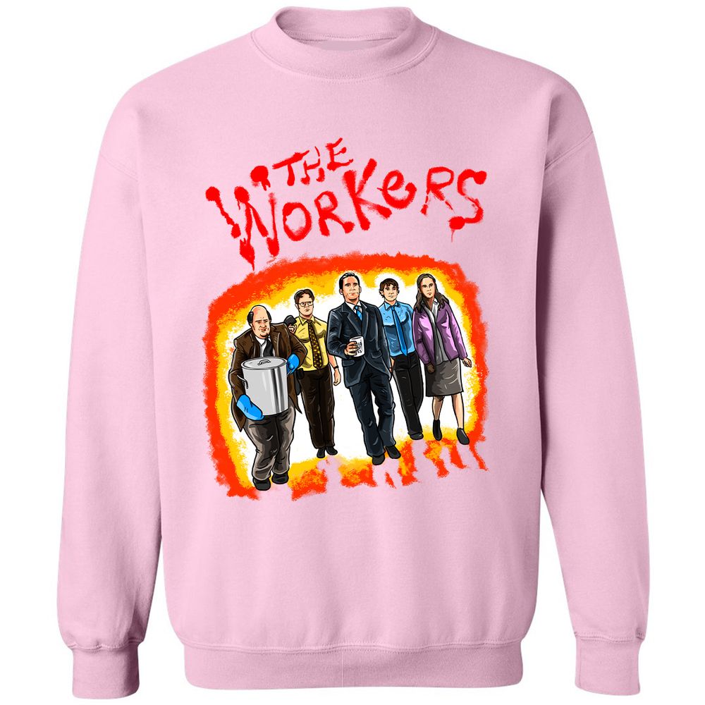 Classic Unisex Sweatshirt - X7L3CFBS - Light Pink - 3