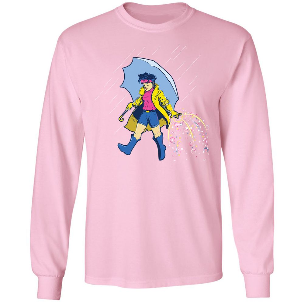 Long Sleeve T-Shirt - BDQHPEQ1 - Light Pink - 3