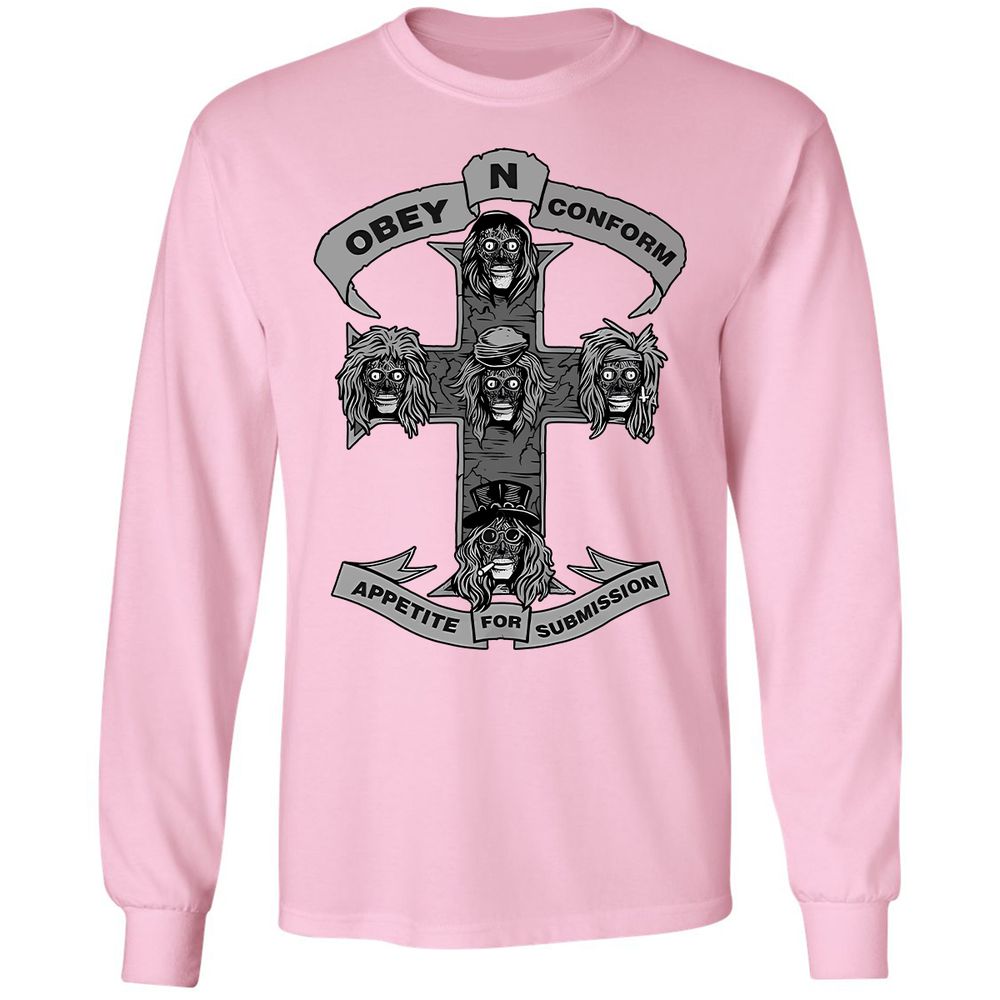 Long Sleeve T-Shirt - UGCEGRH1 - Light Pink - 3