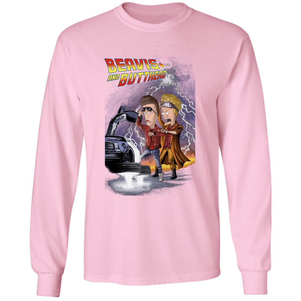 Long Sleeve T-Shirt - BJA8Y7GQ - Light Pink - 3