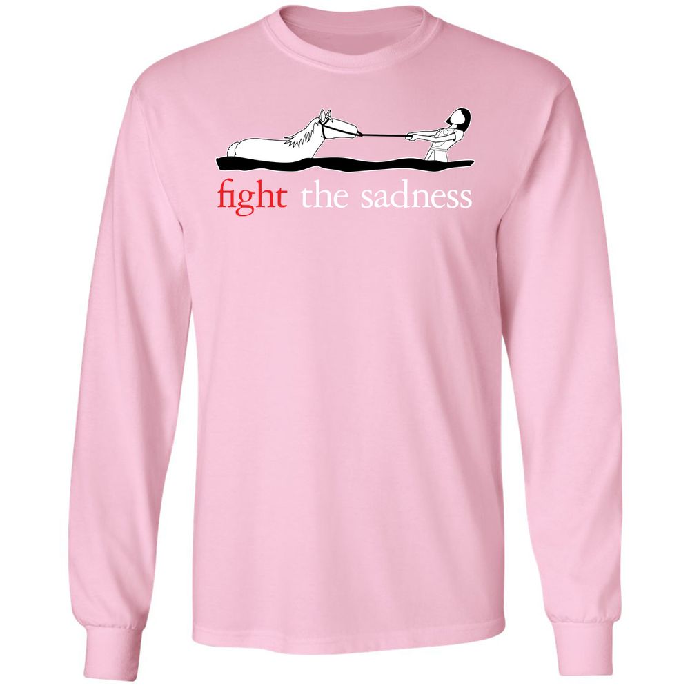 Long Sleeve T-Shirt - FGR9LWQL - Light Pink - 3