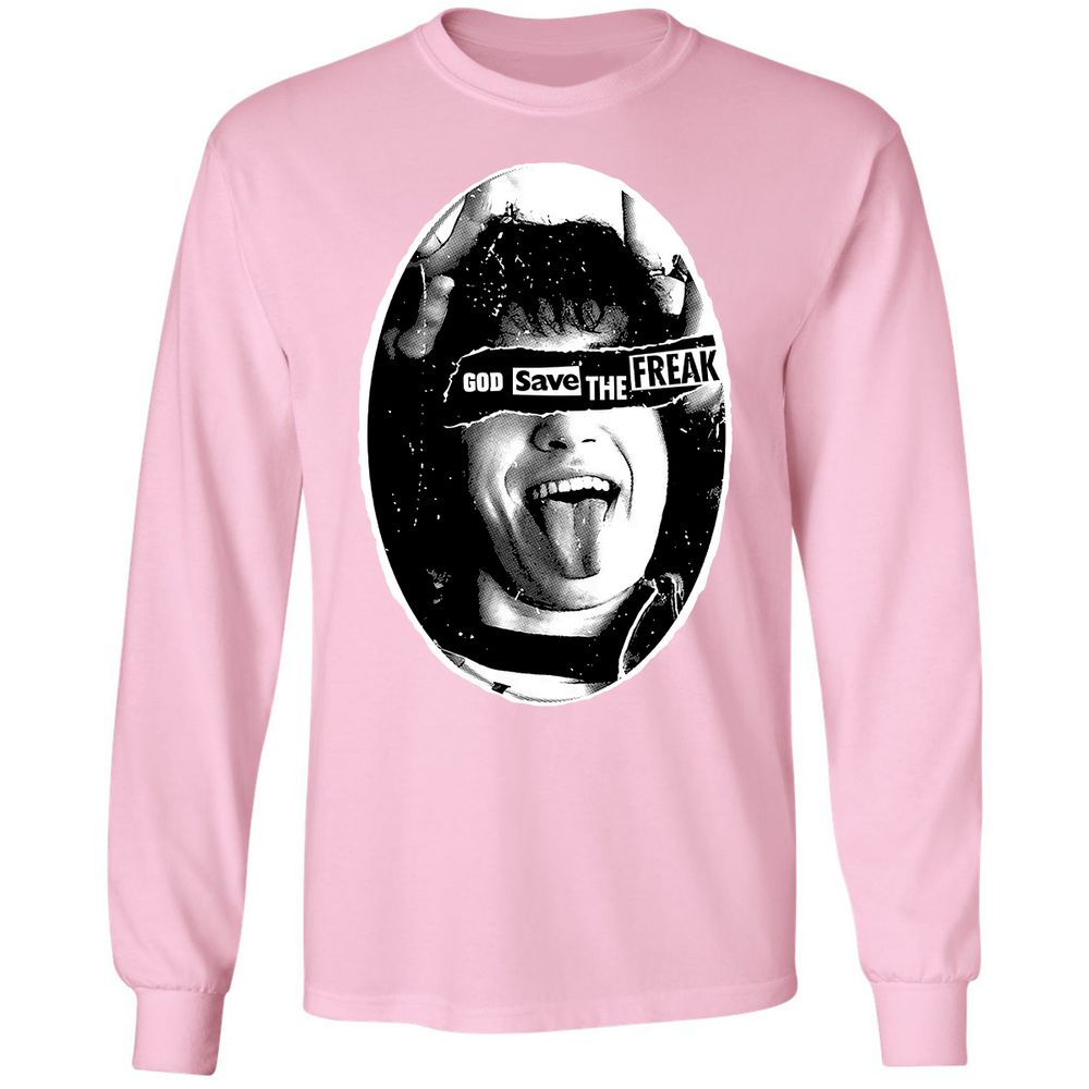 Long Sleeve T-Shirt - SHQJK769 - Light Pink - 3