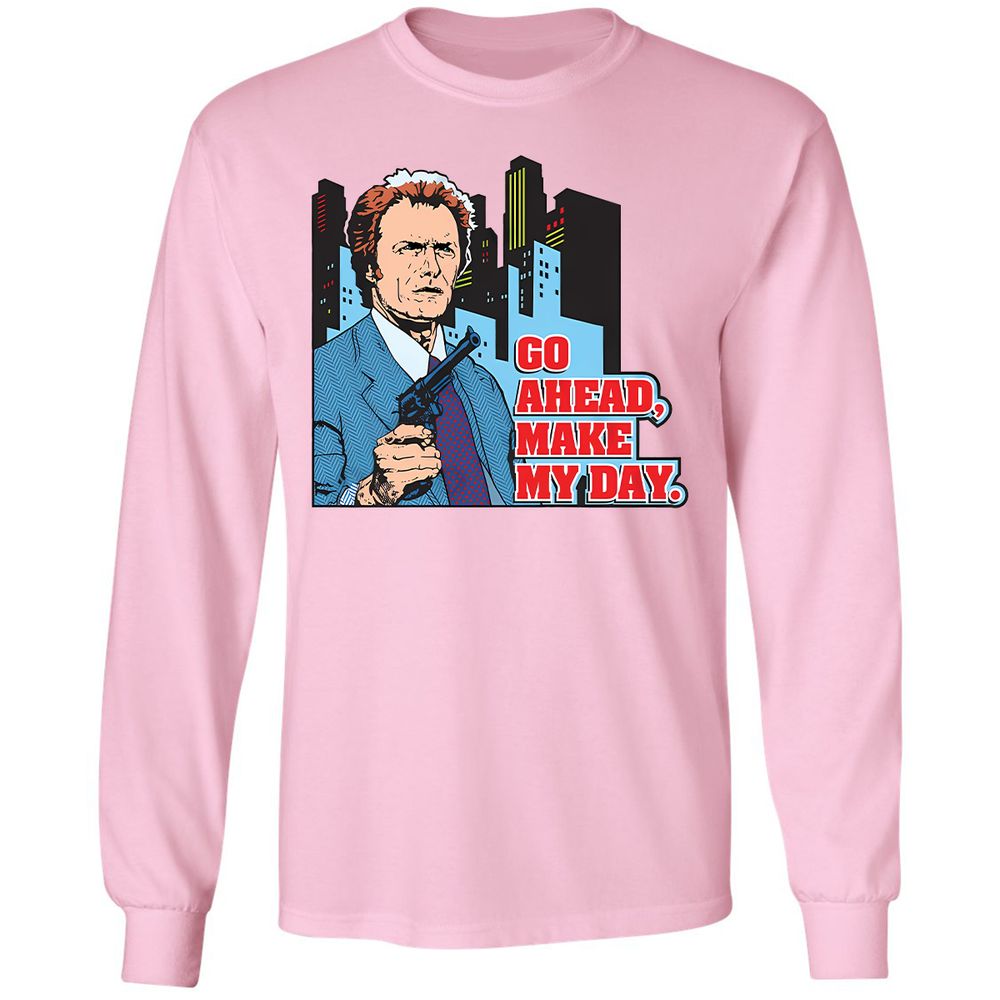 Long Sleeve T-Shirt - XZSZHKRY - Light Pink - 3