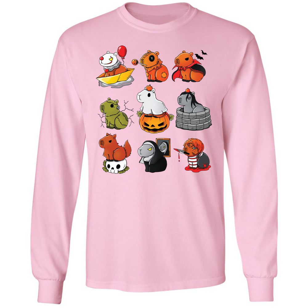 Long Sleeve T-Shirt - WPKRRE5L - Light Pink - 3