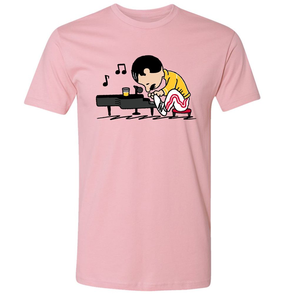 Premium Unisex T-Shirt - F4DMSUVH - Light Pink - 3
