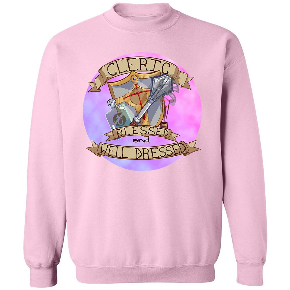 Classic Unisex Sweatshirt - WZAPN6D1 - Light Pink - 3