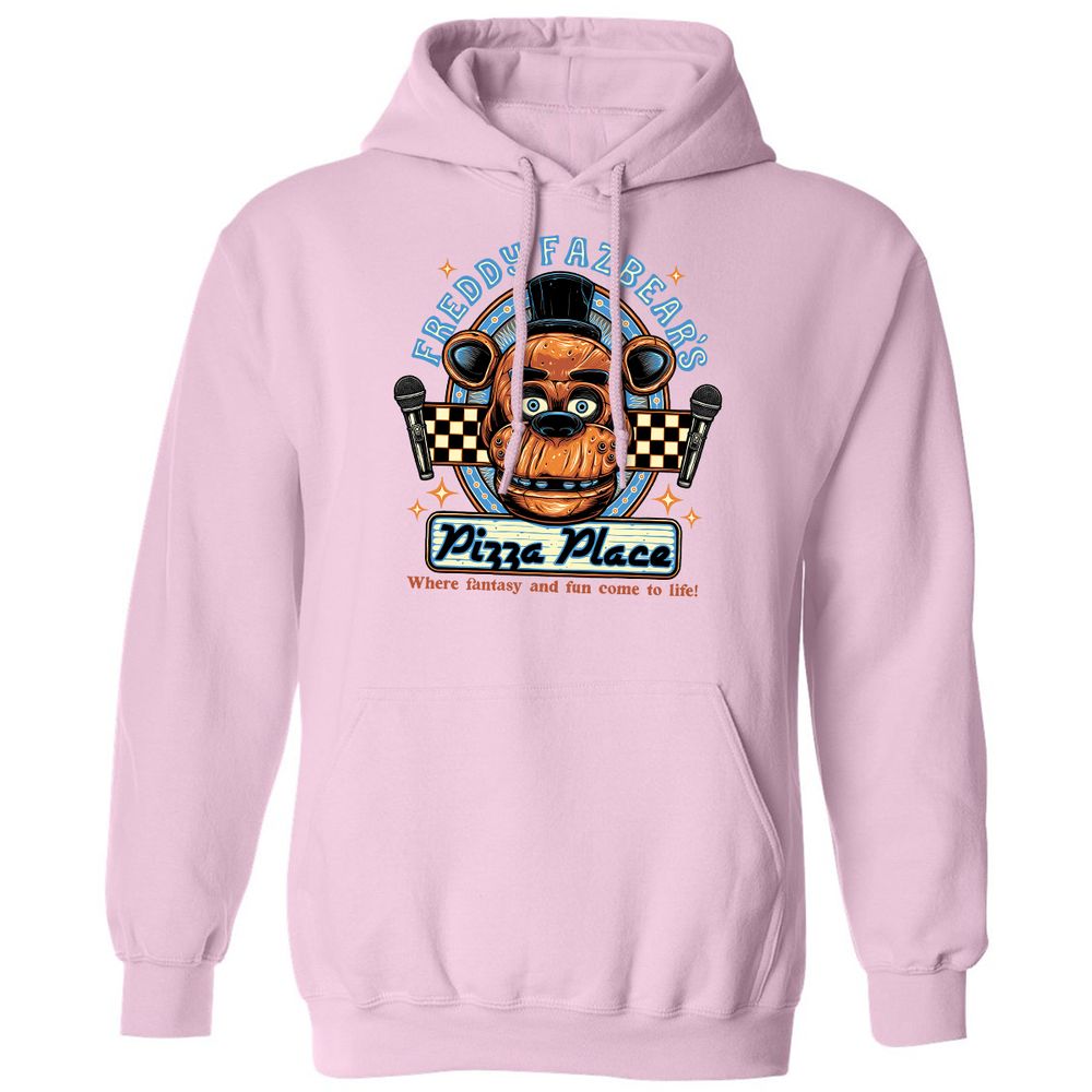 Classic Unisex Hoodie - RTWM1TKZ - Light Pink - 3