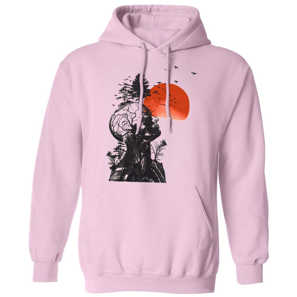 Classic Unisex Hoodie - L7H9KSTS - Light Pink - 3