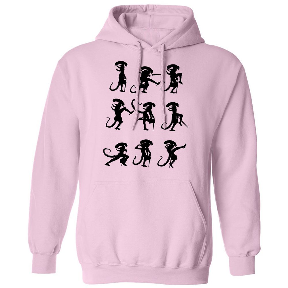 Classic Unisex Hoodie - ZJY3SSJY - Light Pink - 3