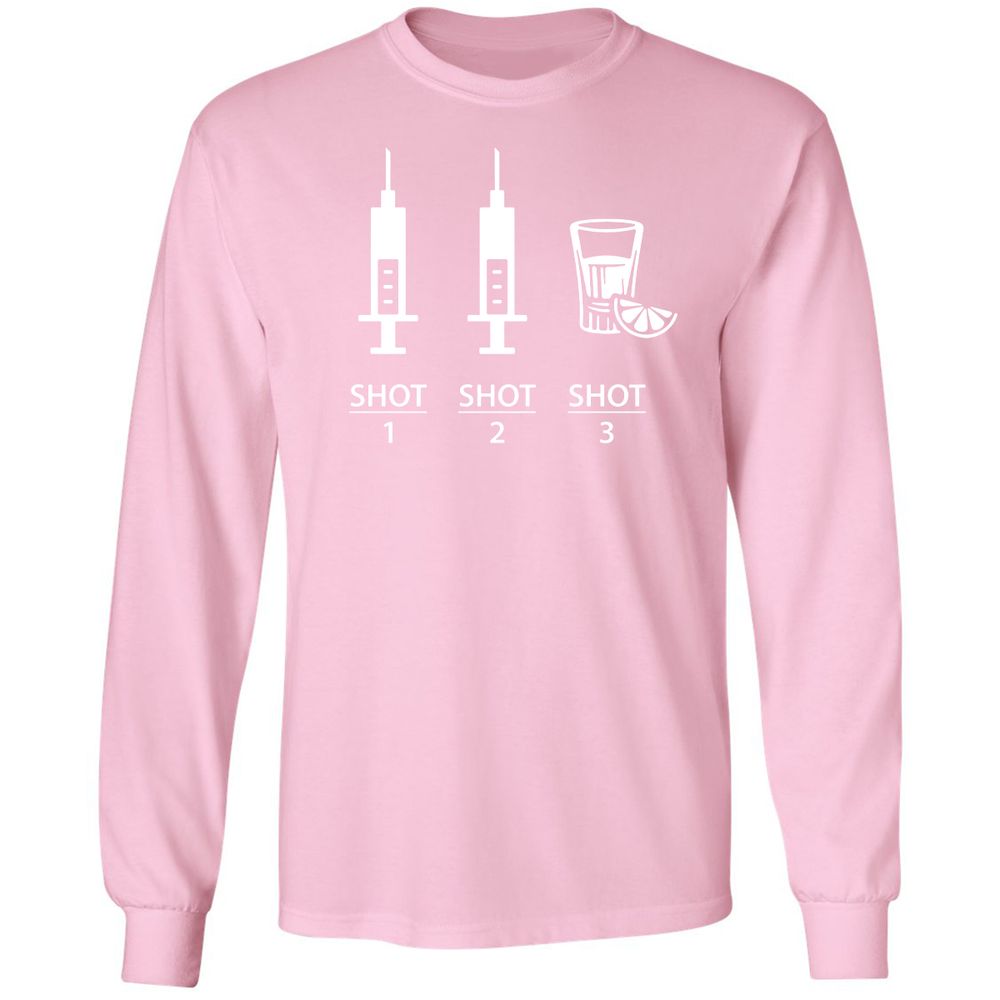 Long Sleeve T-Shirt - PCLKGBSJ - Light Pink - 3