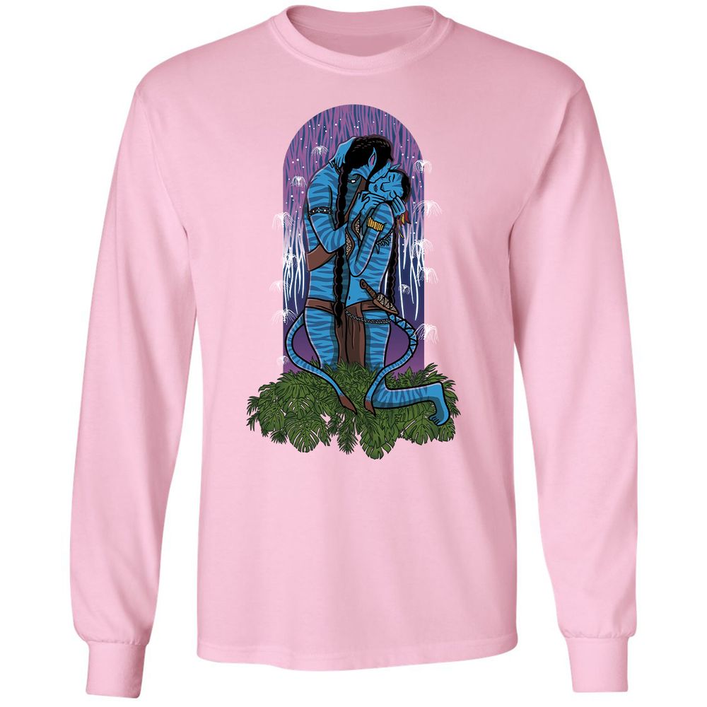 Long Sleeve T-Shirt - F459FEND - Light Pink - 3
